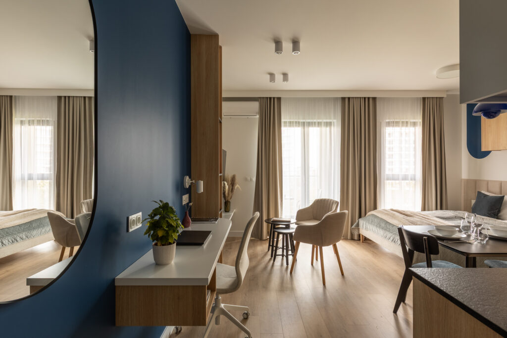 Komfortowe studio dla par zwiedzających Katowice.